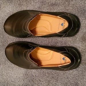 Nurse mate pillow top black shoes size 6m